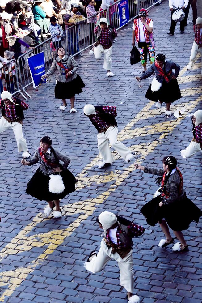 cusco, Peru, 2015 - - inti Raymi Feier Peru Süd Amerika 2015 foto