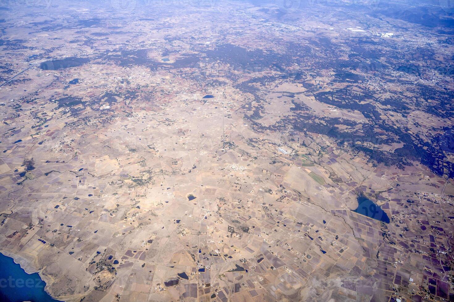 zentral Mexiko Antenne Aussicht von Flugzeug foto