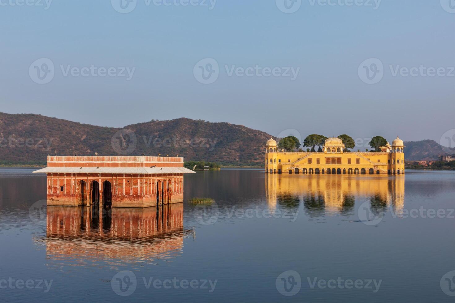 jali Mahal Wasser Palast . Jaipur, Rajasthan, Indien foto