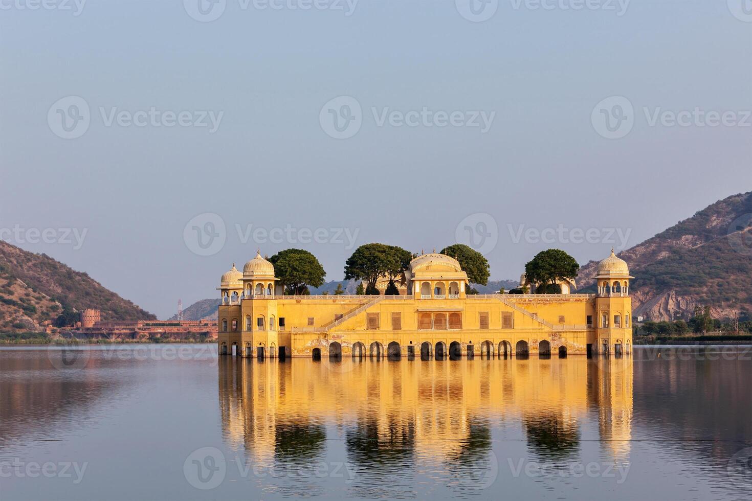 jali Mahal Wasser Palast . Jaipur, Rajasthan, Indien foto