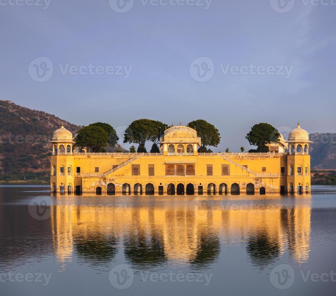 jali Mahal Wasser Palast . Jaipur, Rajasthan, Indien foto