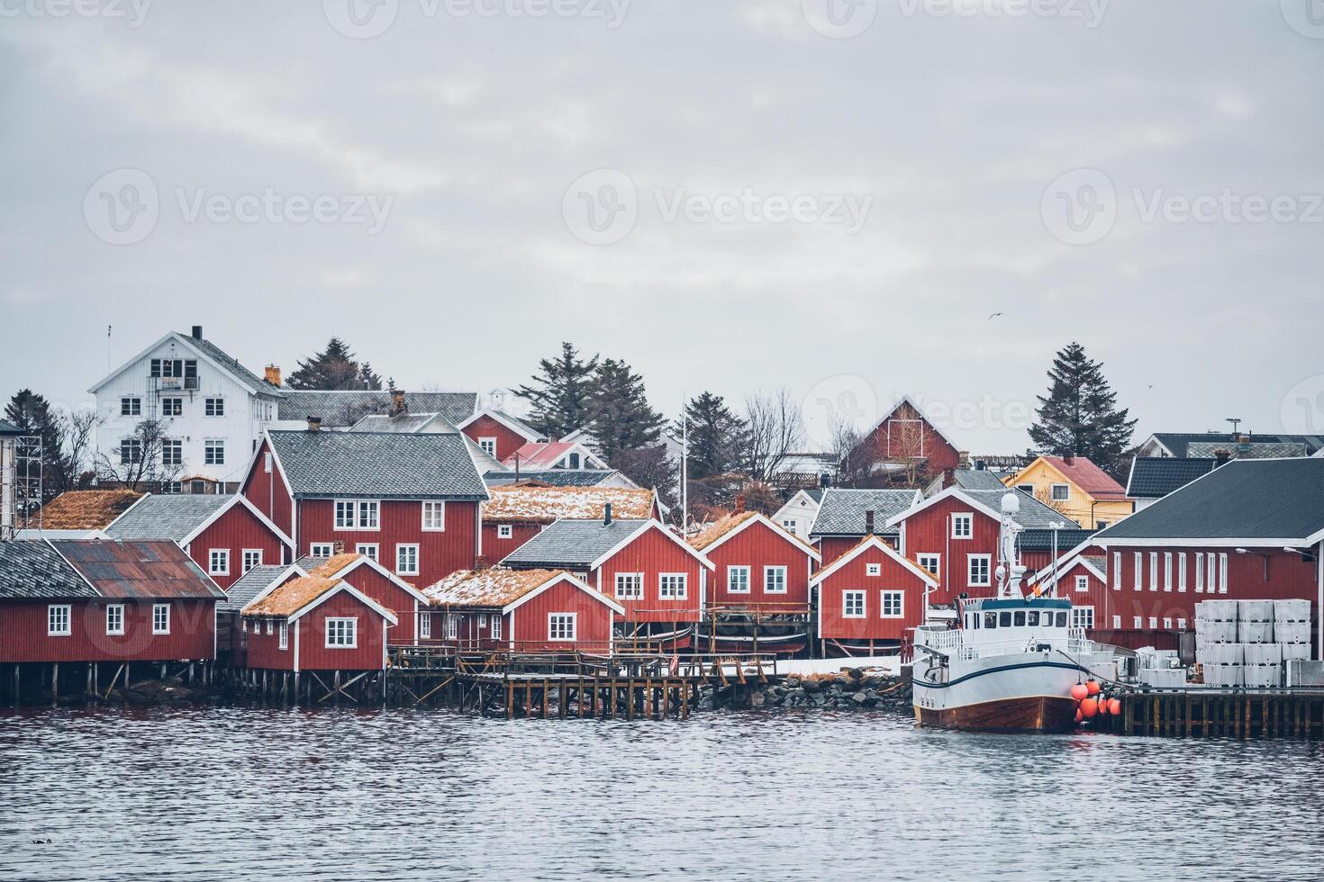 reine Angeln Dorf, Norwegen foto