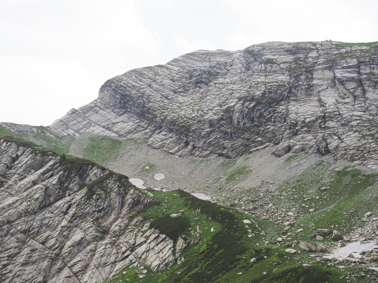 Schöne Aussicht vom Gipfel des Kaukasus. roza khutor, russland foto