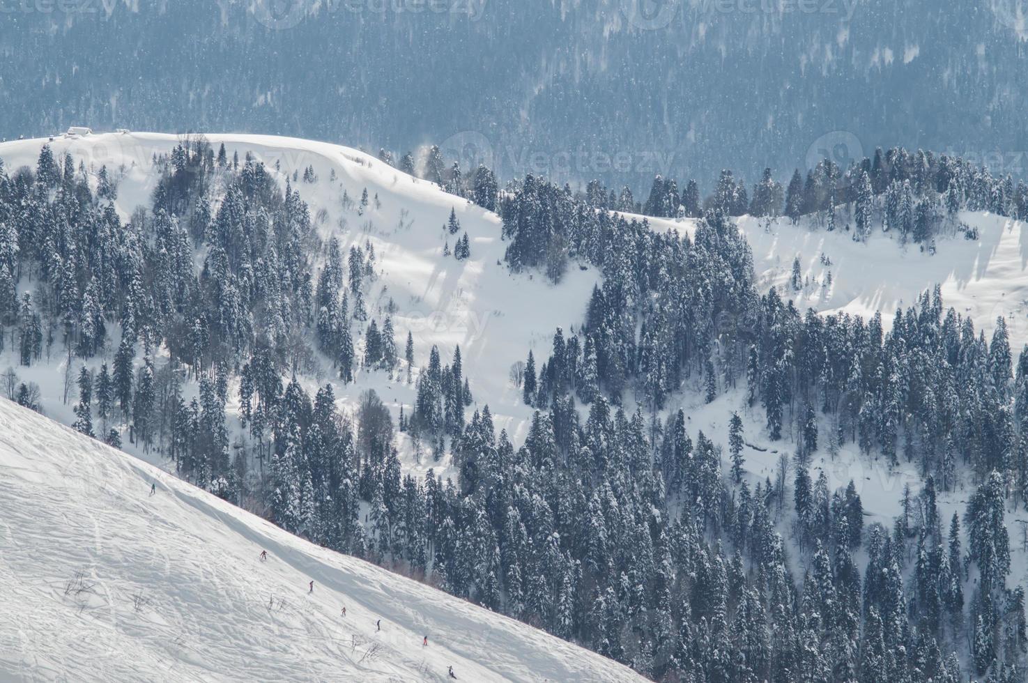 Berge Winter Schnee foto