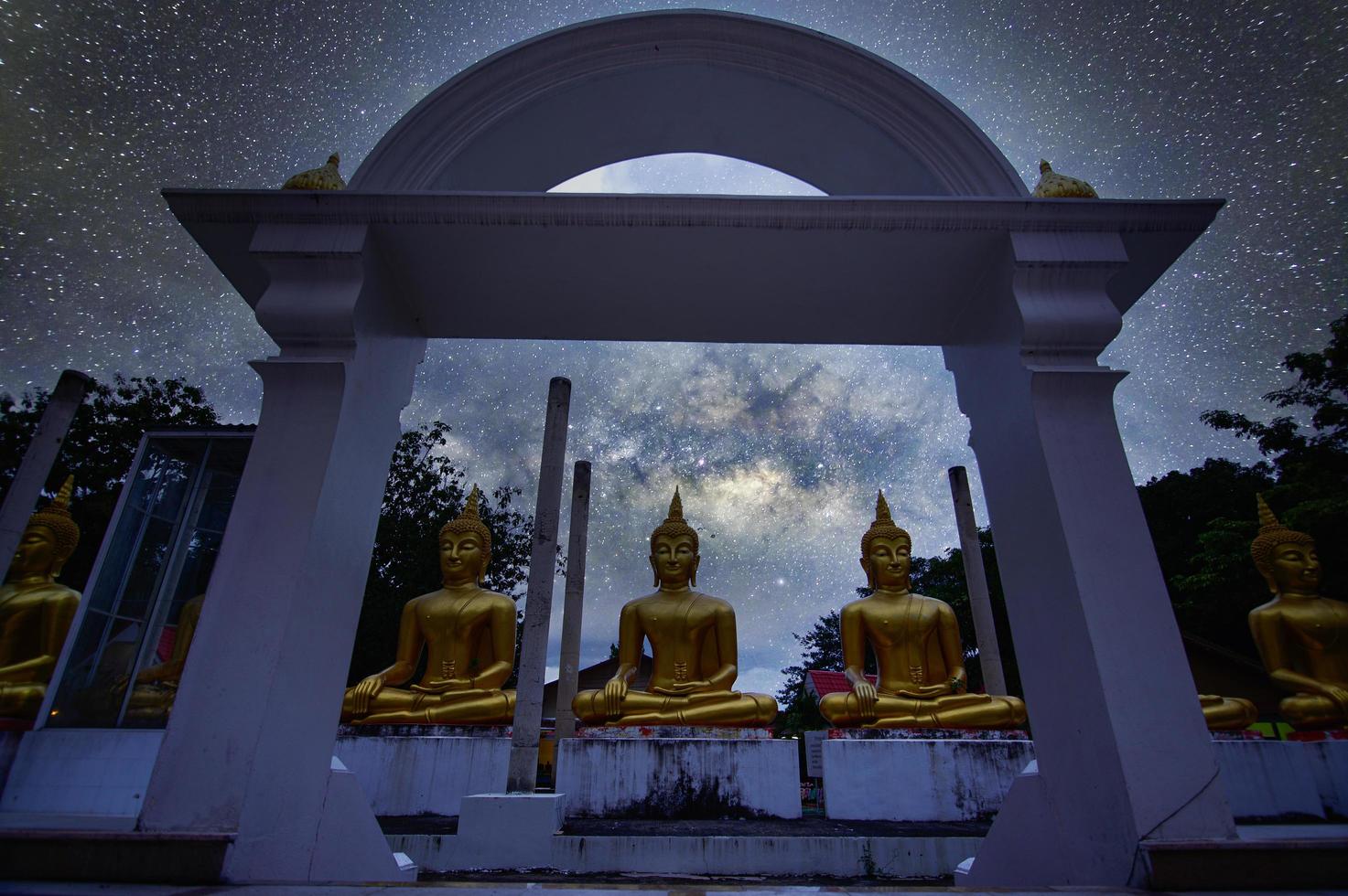 Watpapromyan buddhistischer Tempel Respekt, beruhigt den Geist. in thailand, provinz chachoengsao foto