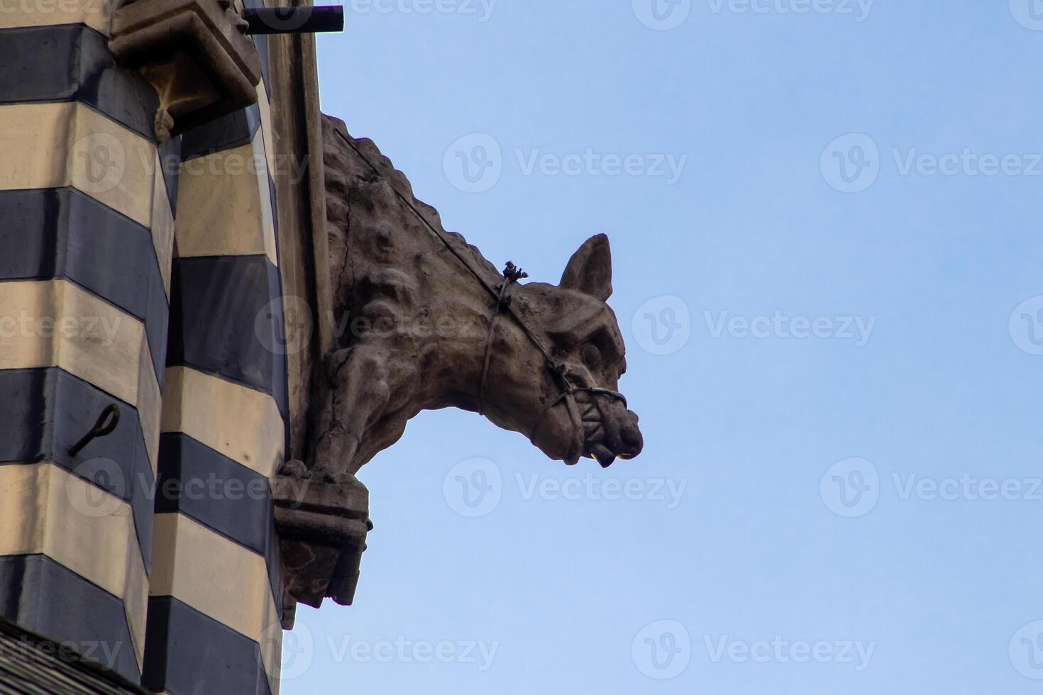 Detail von das historisch, gotisch Wiederbelebung Stil, Raffael uribe uribe Palast von Kultur gelegen beim das botero Platz im Medellin erklärt National Monument von Kolumbien im 1982. foto