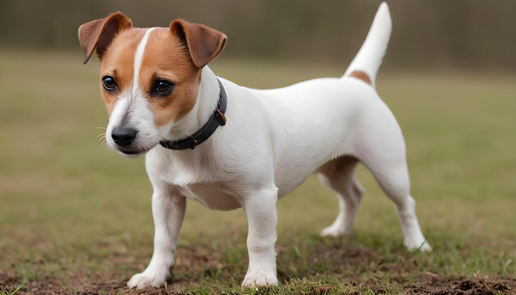 mutig Jack Russell Terrier im Natur, Hund Fotografie foto