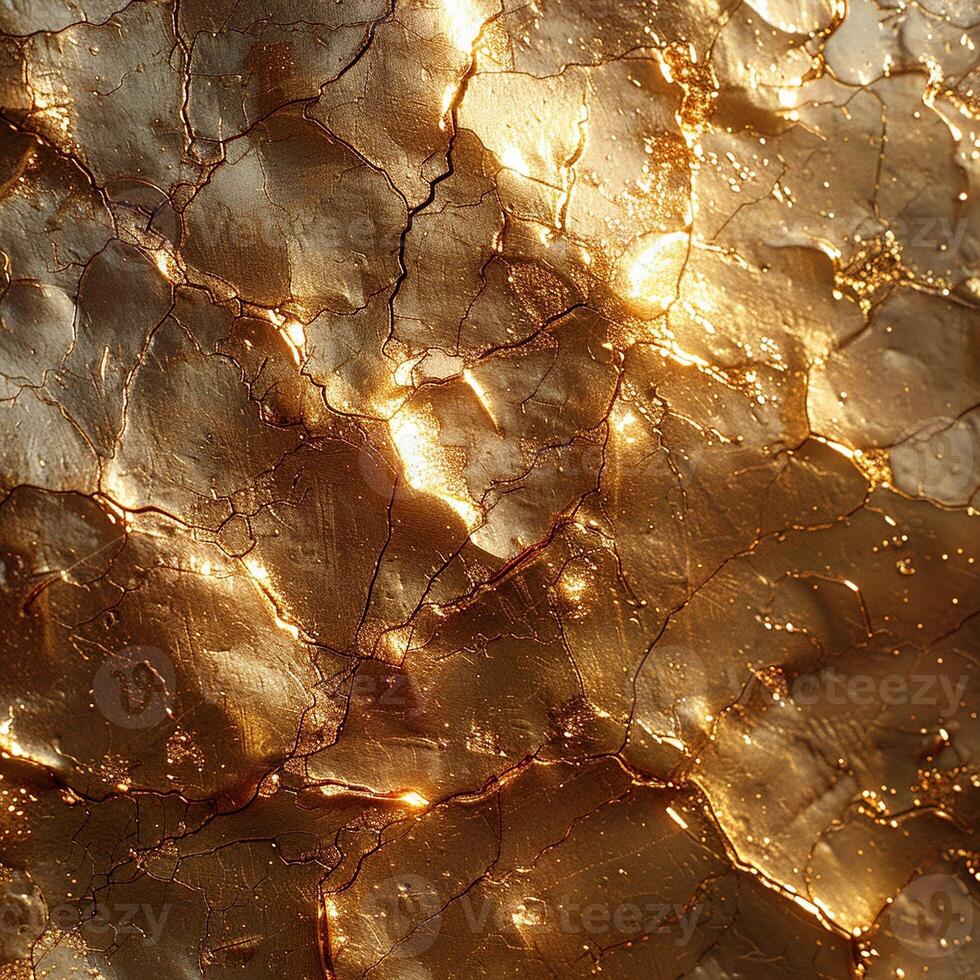 ai generiert glänzend Gold vereiteln Textur foto