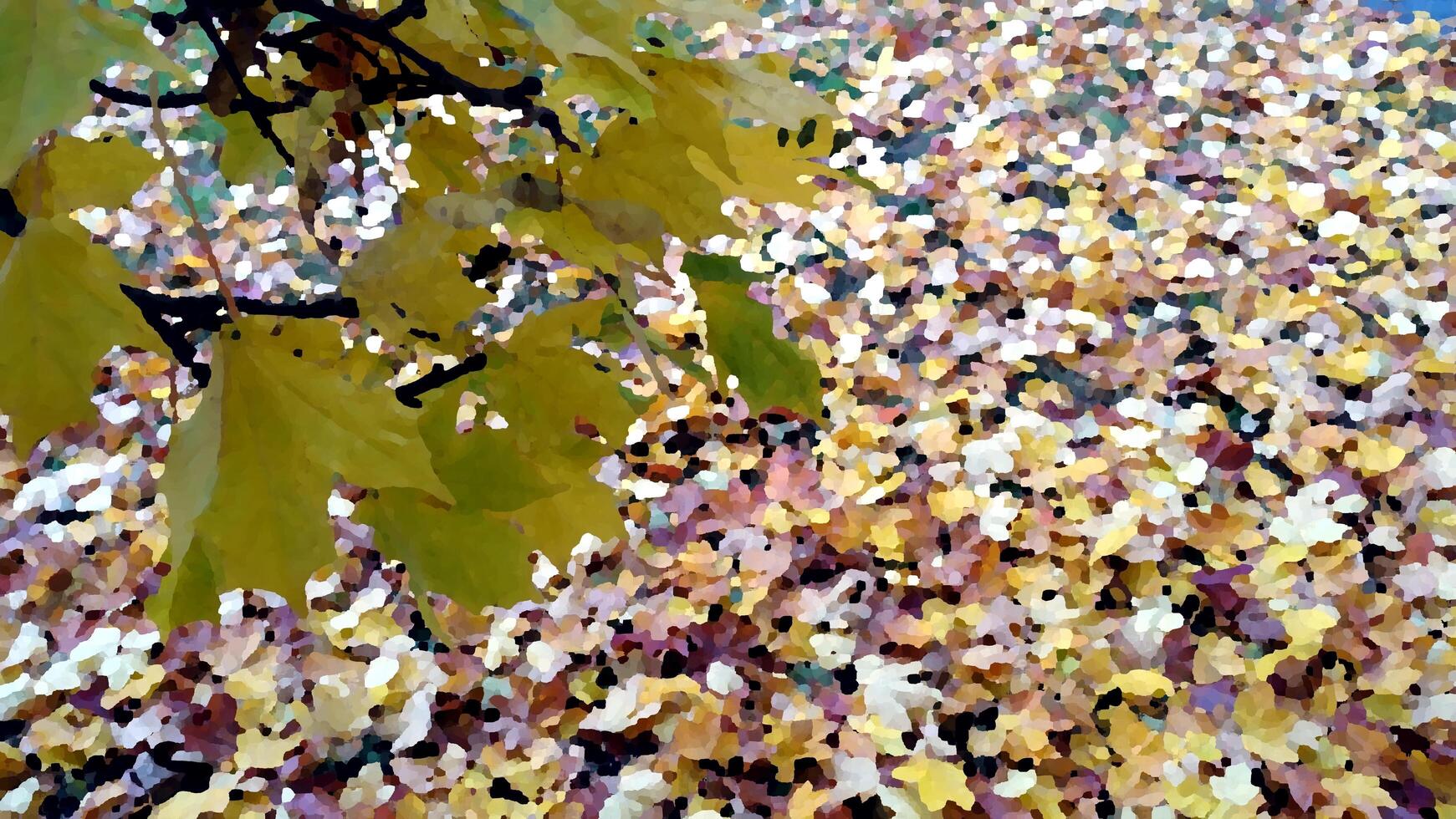 Herbst hat ist eingetroffen im das Vororte foto