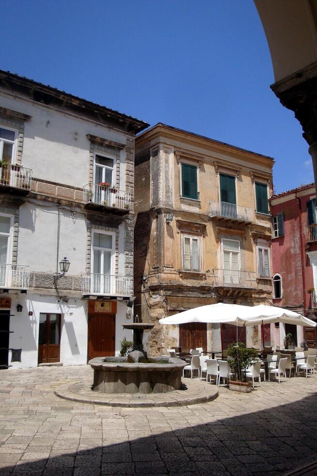 sant'agata de goti, Italien, Europa - - Juli 21, 2019. alt Gebäude im das historisch Center foto