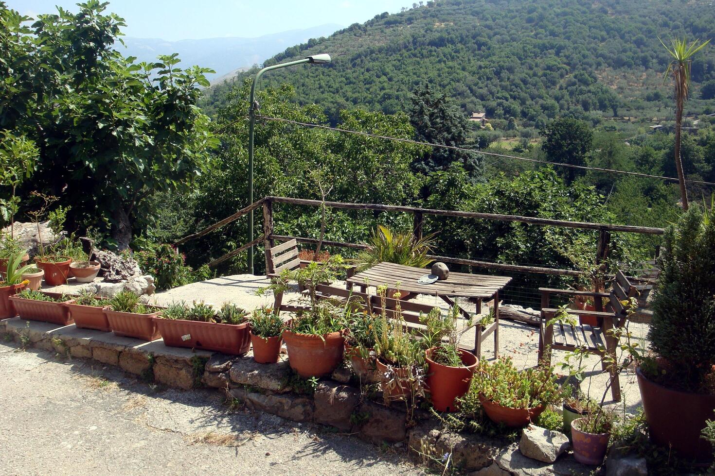 sant'agata de goti, Italien, Europa - - Juli 21, 2019. Landschaft foto