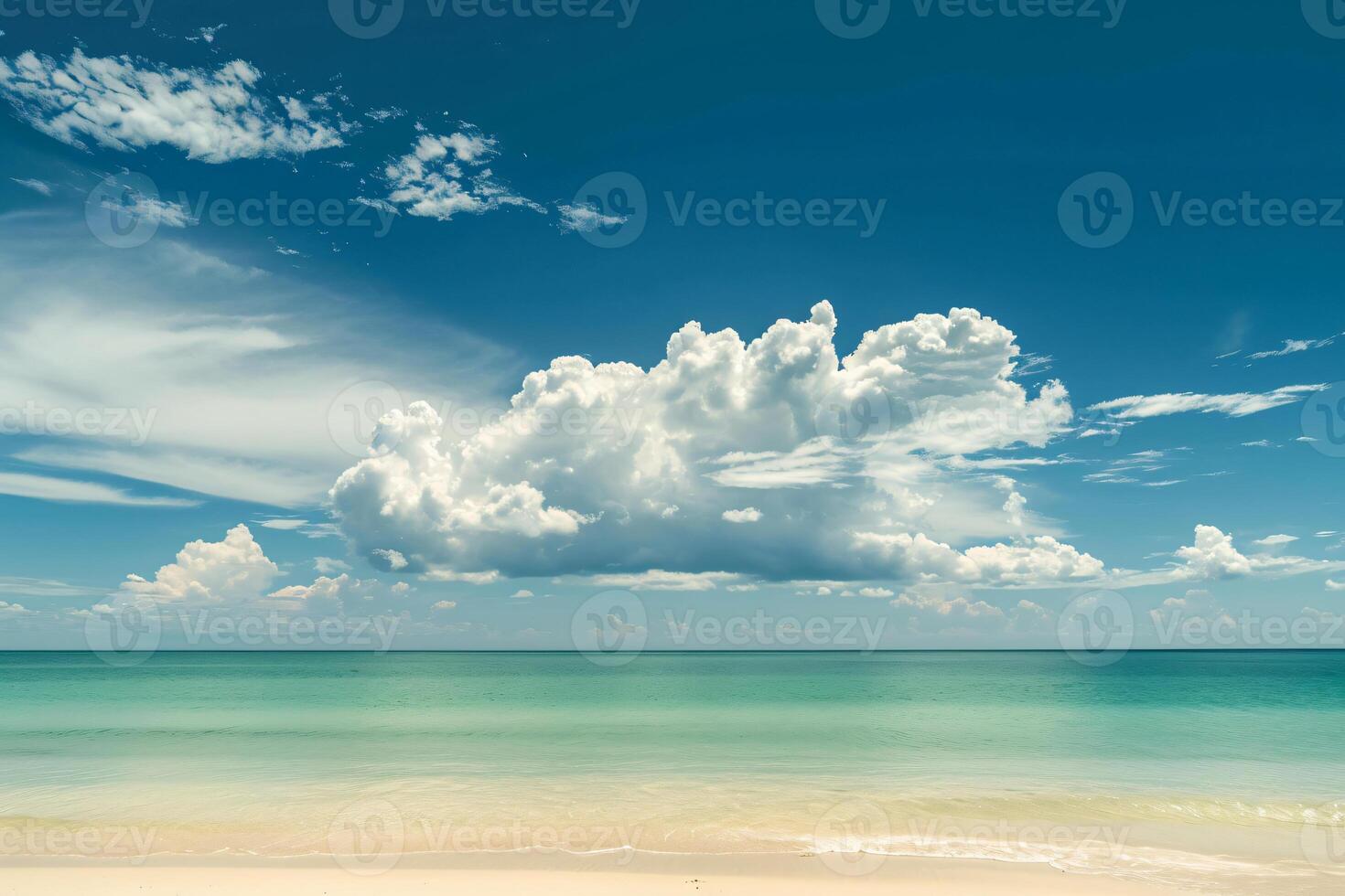 Foto schön tropisch leeren Strand Meer Ozean