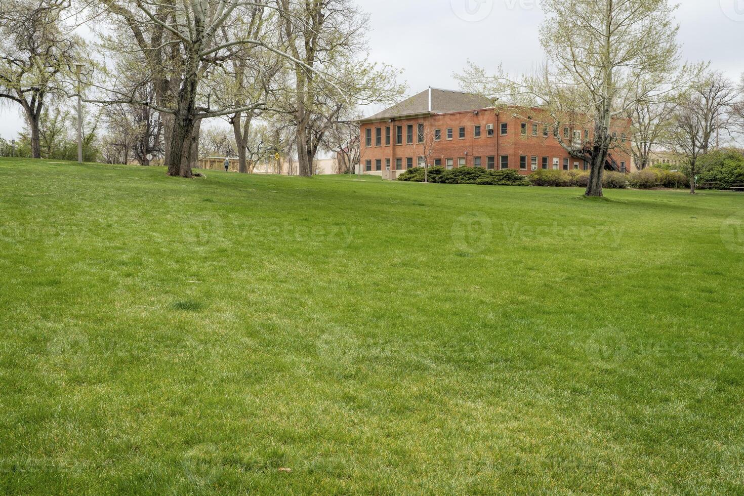 Frühling Stadtbild von Fort Collins, Colorado foto