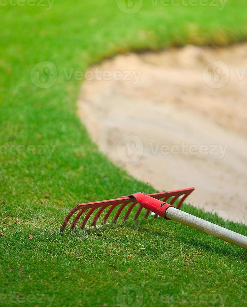 Bunker und Putting Green foto