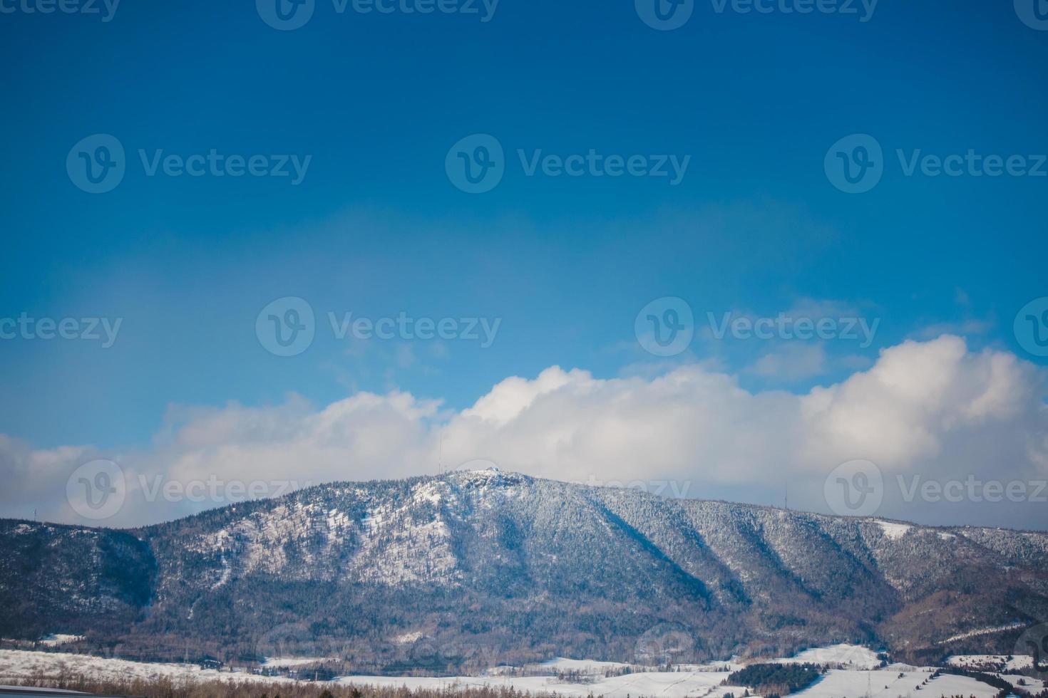 Carleton St-Joseph Mountain im Winter foto