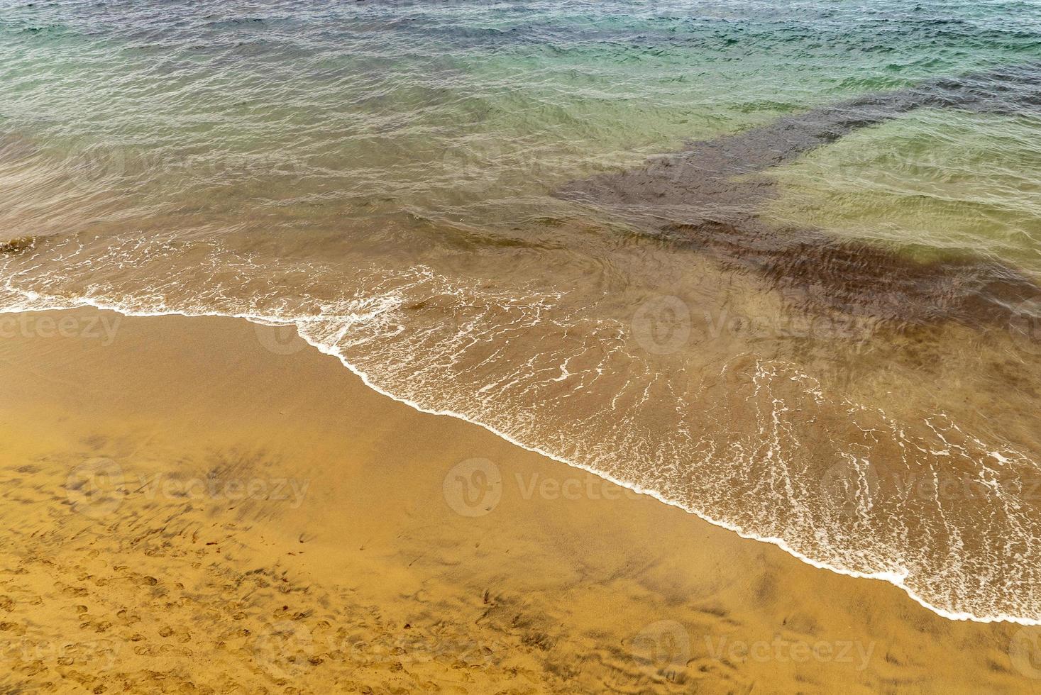 Hintergrund mit Wellen in Canteras Strand foto