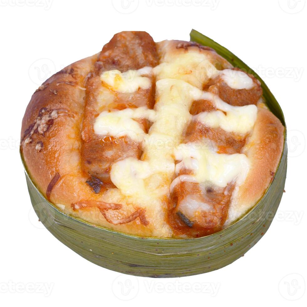 gebacken klassisch otari isoliert auf Weiß Hintergrund oben Aussicht von Bäckerei Artikel Essen foto
