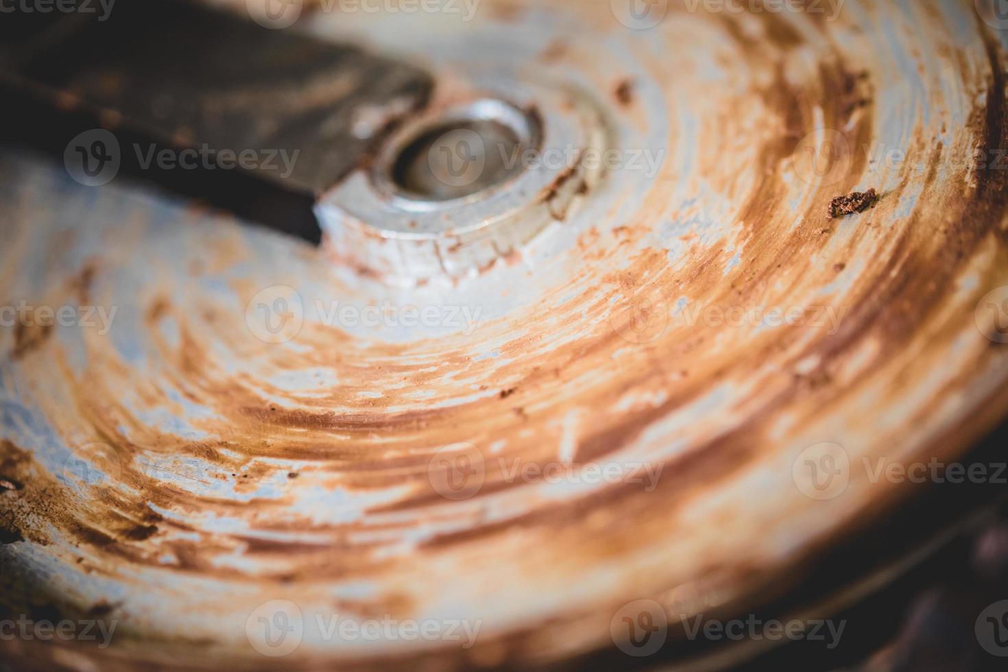 Metallscheibe der Schokoladenherstellungsmaschine foto