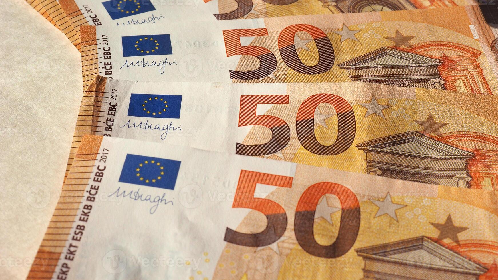 Euro-Banknoten Hintergrund foto