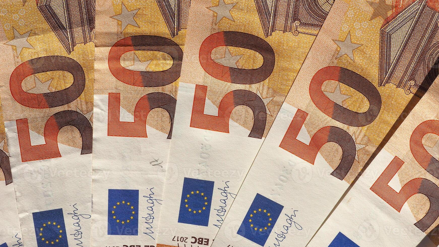 Euro-Banknoten Hintergrund foto