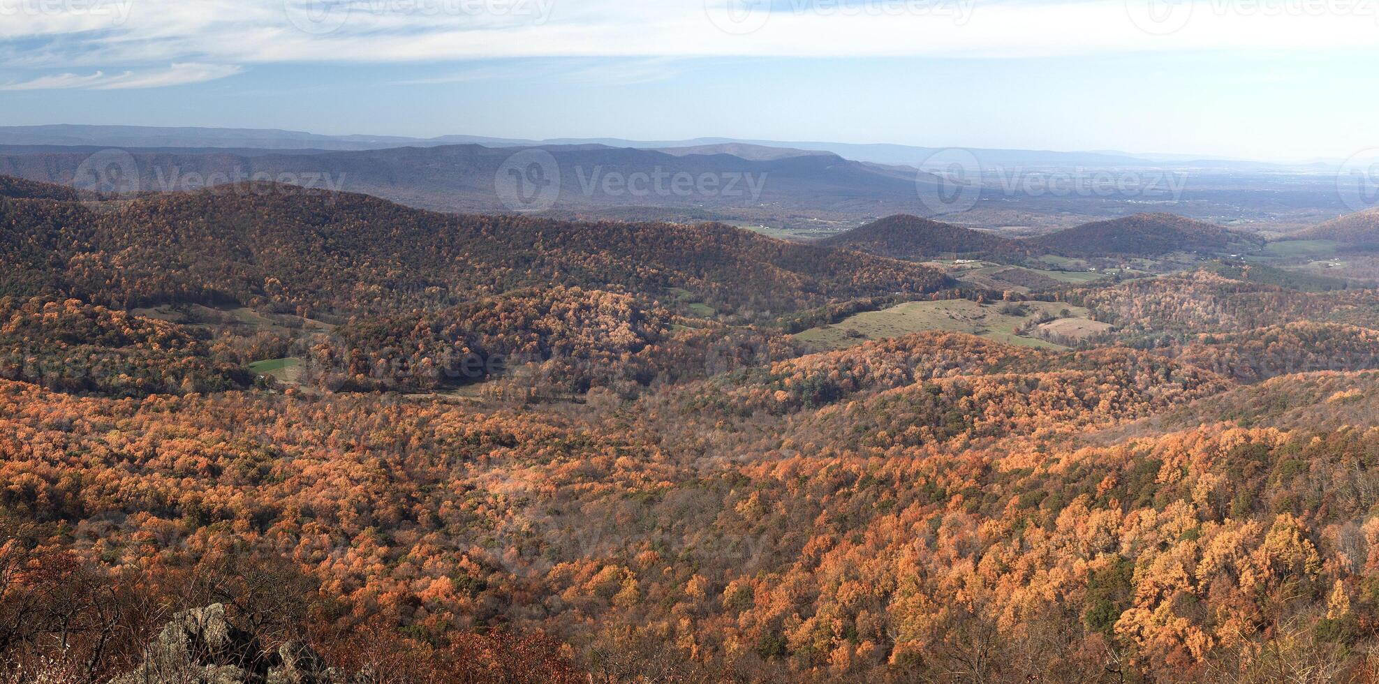 Herbst beim Shenadoah National Park foto