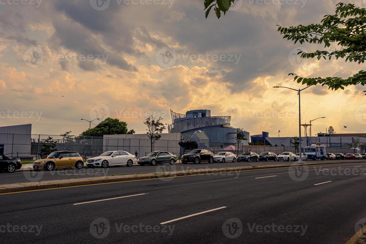 Abend im Coney Insel foto