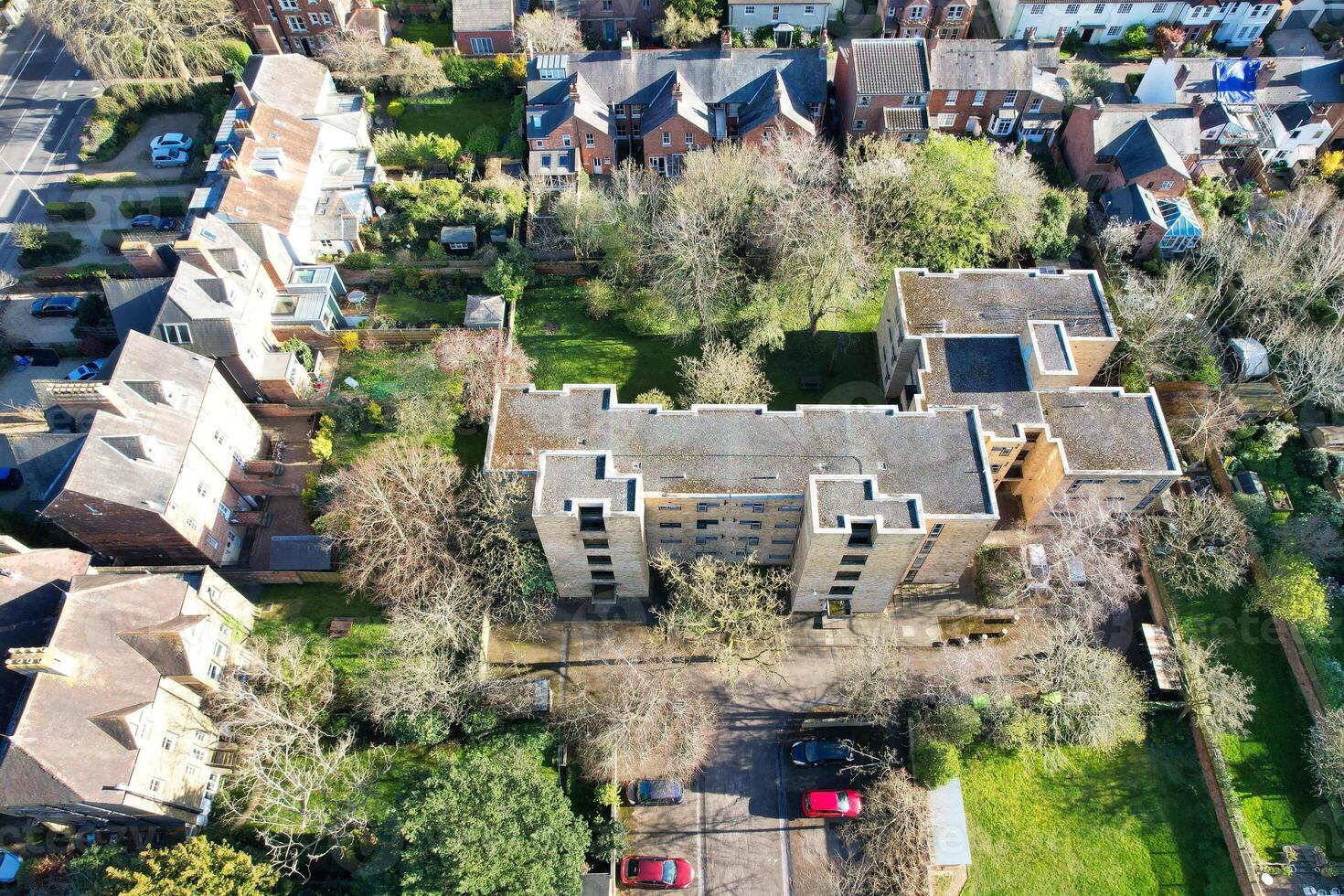 hoch Winkel Aussicht von britisch historisch Stadt von Oxford, Oxfordshire, England vereinigt Königreich. März 23., 2024 foto