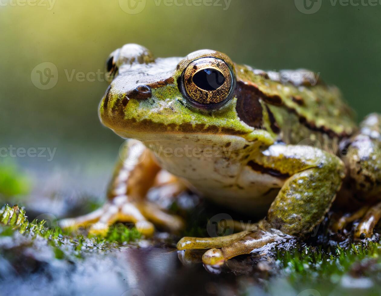 Frosch im Natur foto