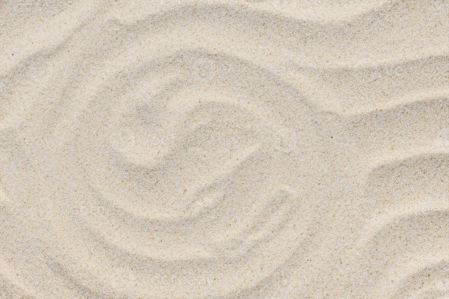 Sand von Gelassenheit Umarmen das Schönheit von natürlich Motiv Sand, ein still Tapisserie von Erde Muster foto