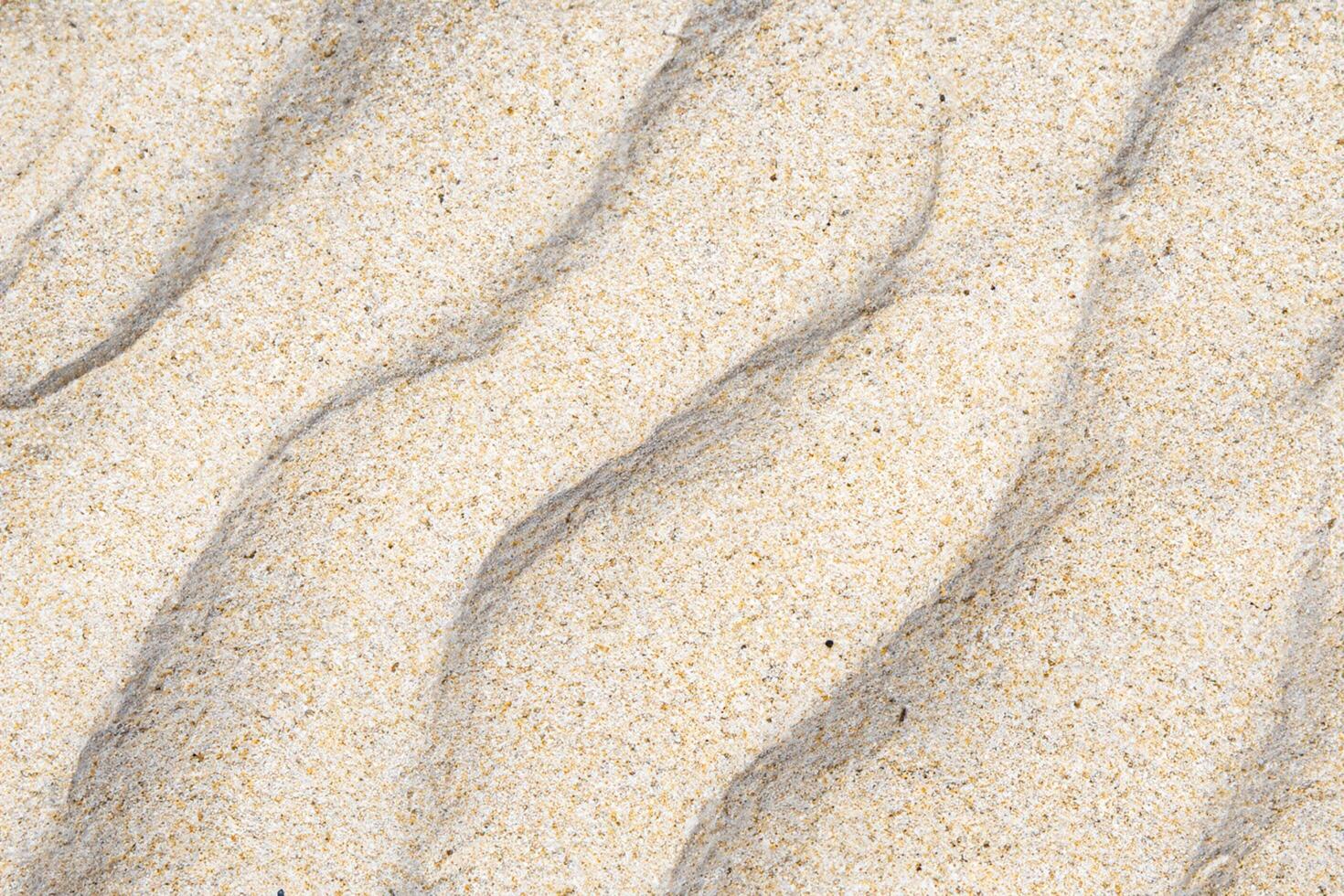 Sand von Gelassenheit Umarmen das Schönheit von natürlich Motiv Sand, ein still Tapisserie von Erde Muster foto