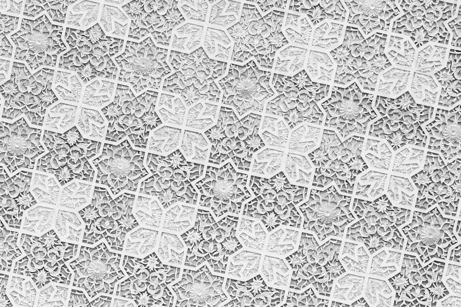 geometrisch traditionell islamisch Ornament. Fragment von ein Muster Mosaik.abstrakt Hintergrund. foto