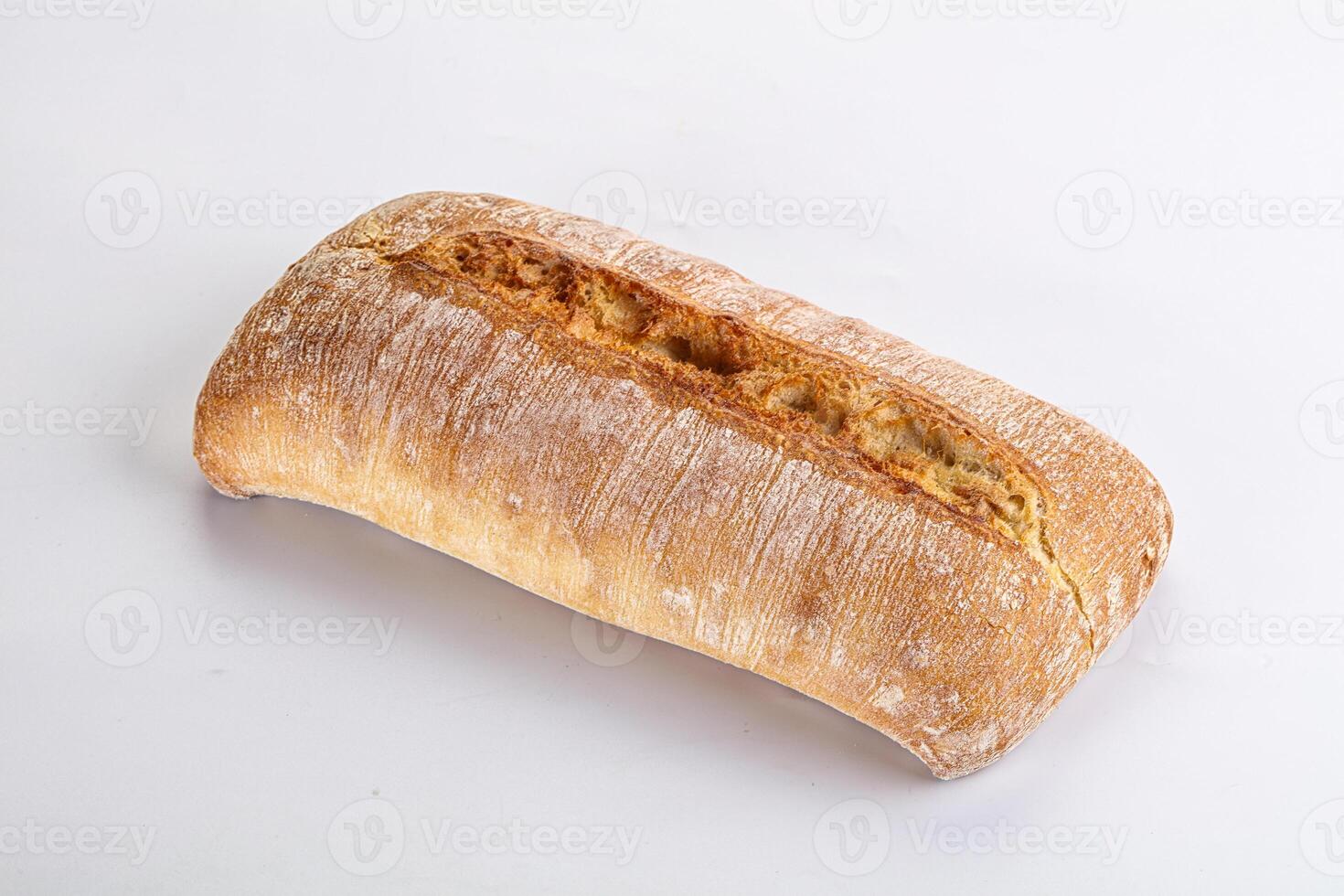 Italienisch Ciabatta Brot frisch und Kruste foto