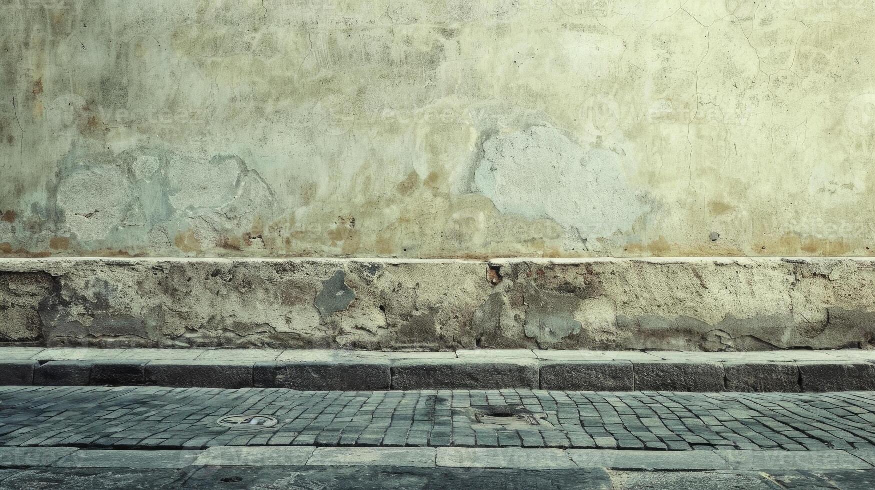 alt Straße Mauer Hintergrund Textur Konzept. foto