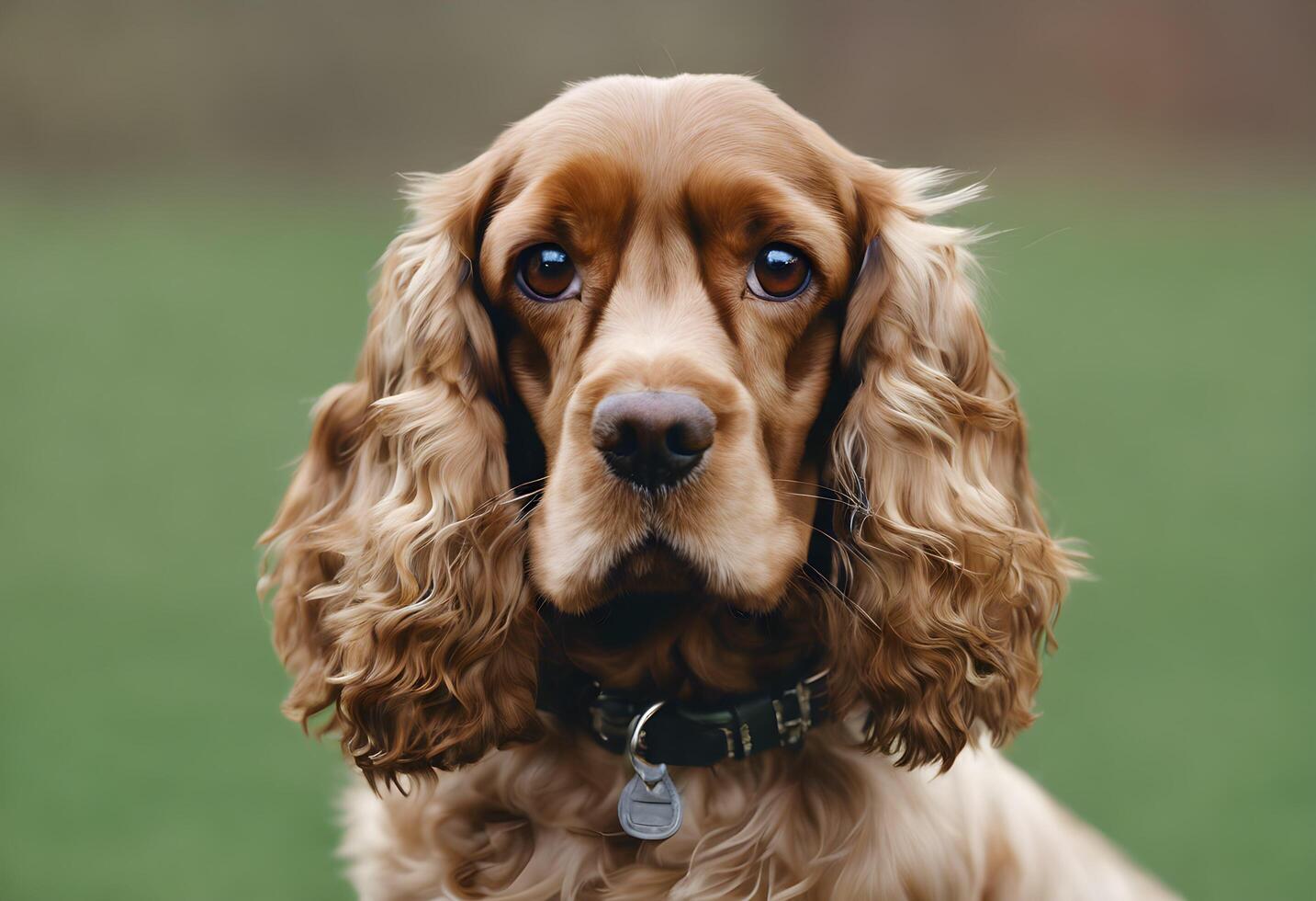 ein Aussicht von ein Cocker Spaniel foto