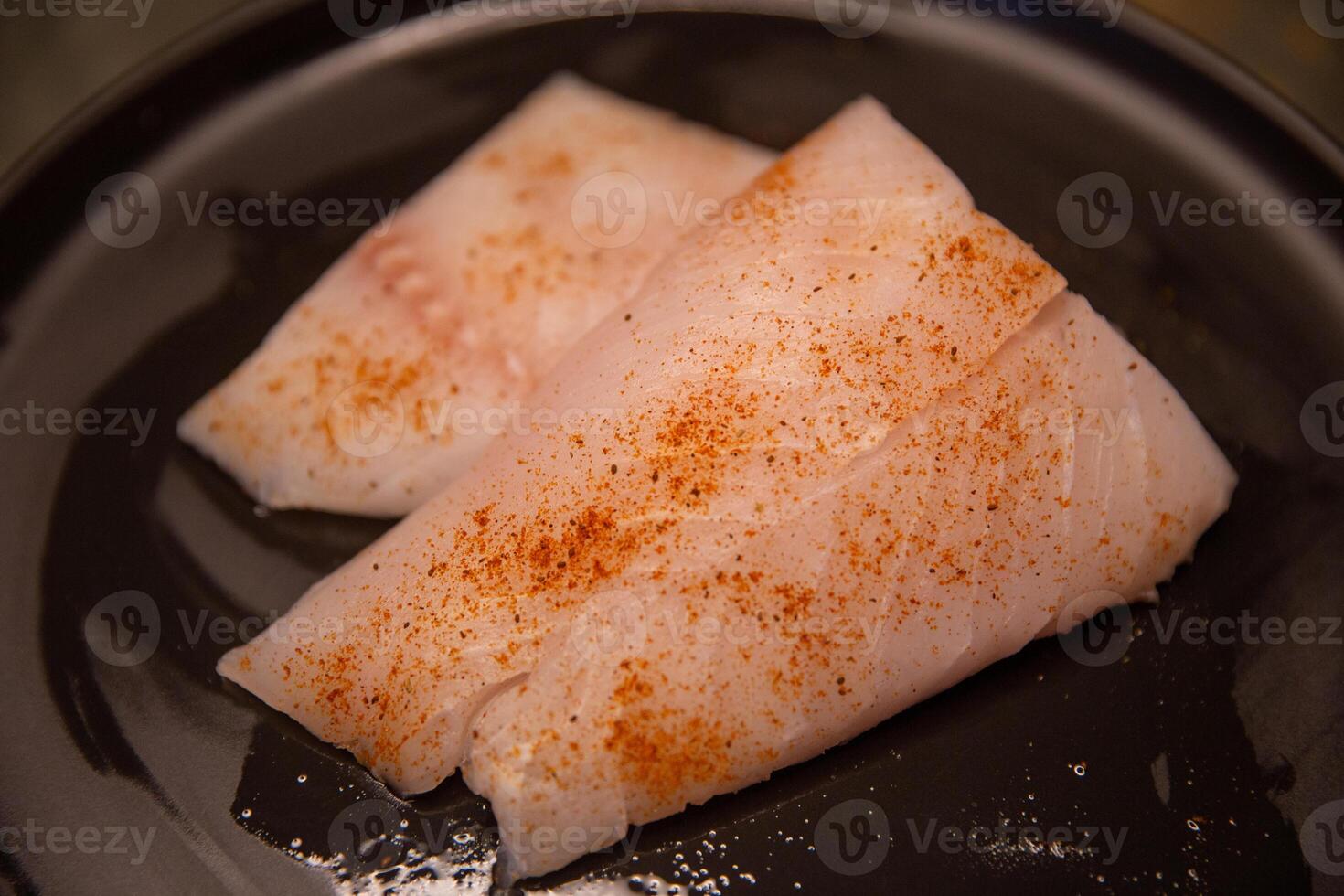 Cajon gewürzt rot Schnapper Filets foto