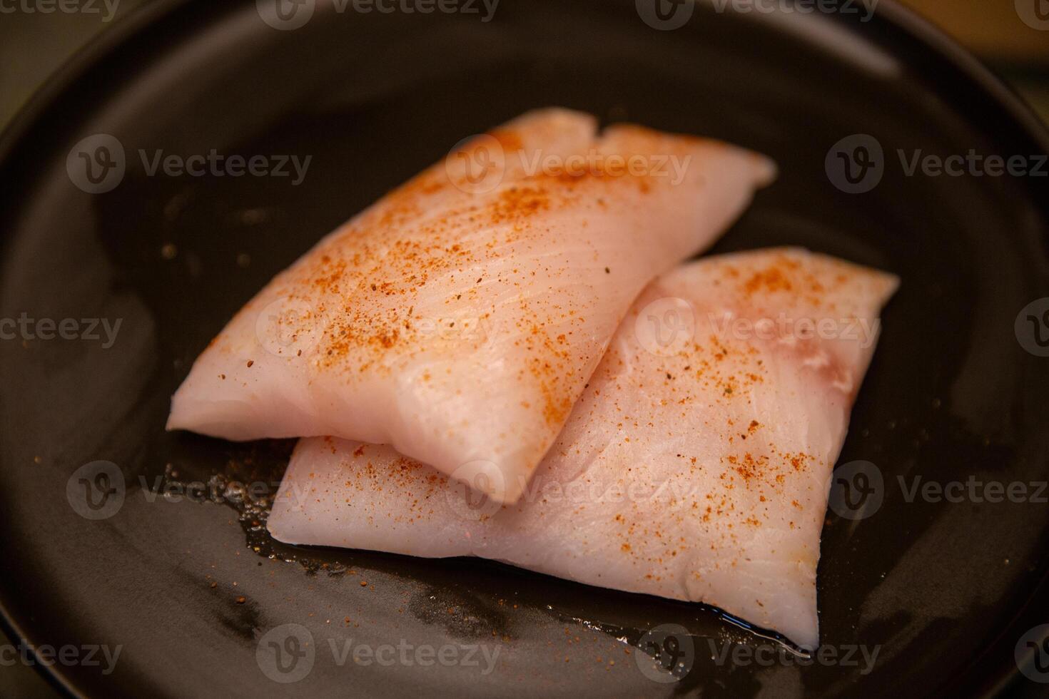 Cajon gewürzt rot Schnapper Filets foto