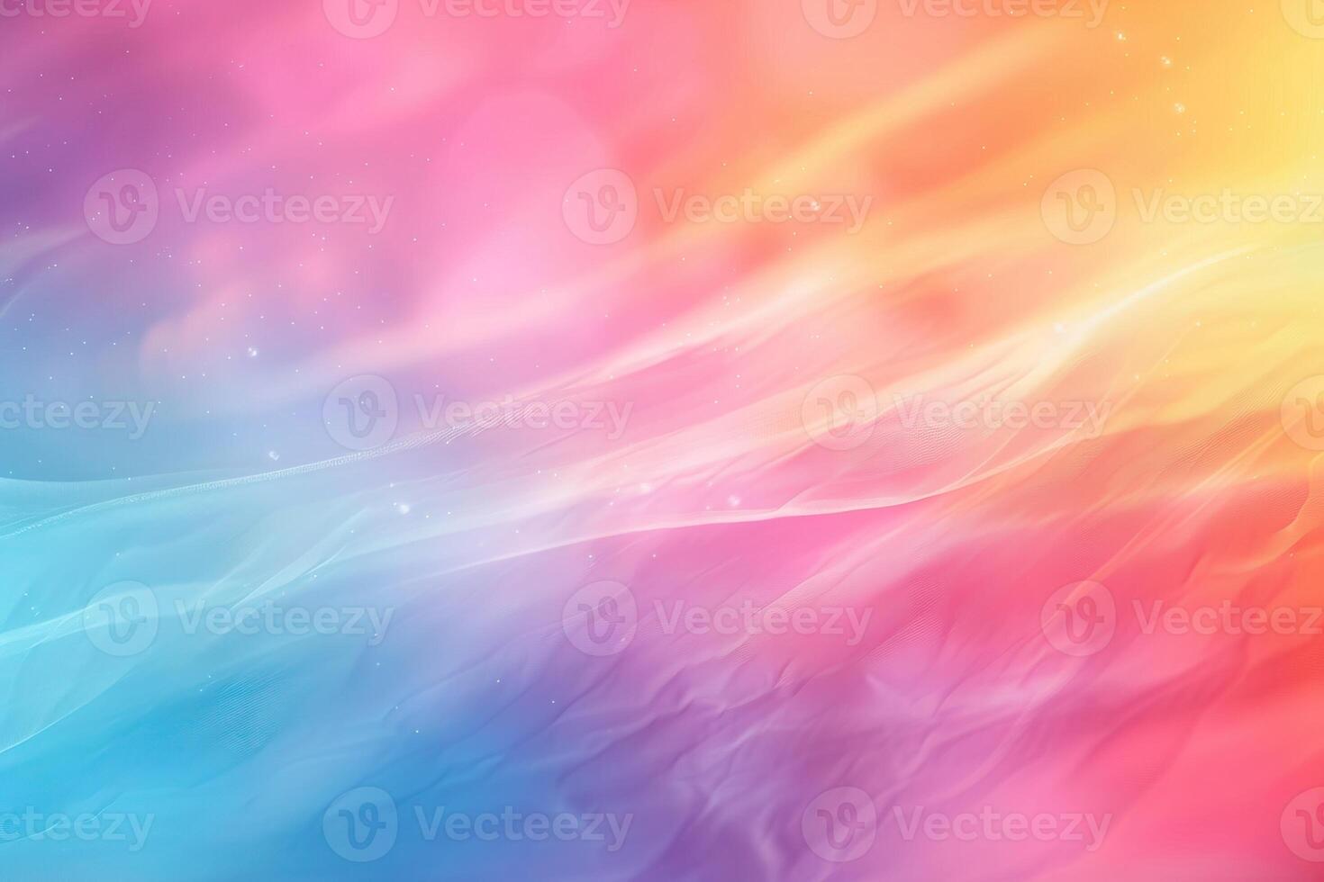 ai generiert bunt abstrakt Regenbogen Gradient Hintergrund mit glatt Übergänge. foto