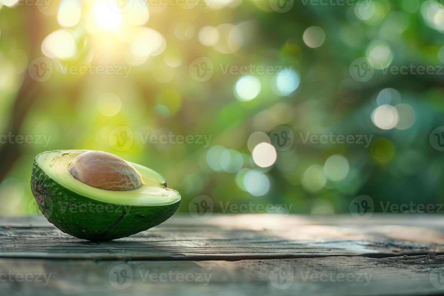 organisch Avocado zum ein gesund Vegetarier Diät foto