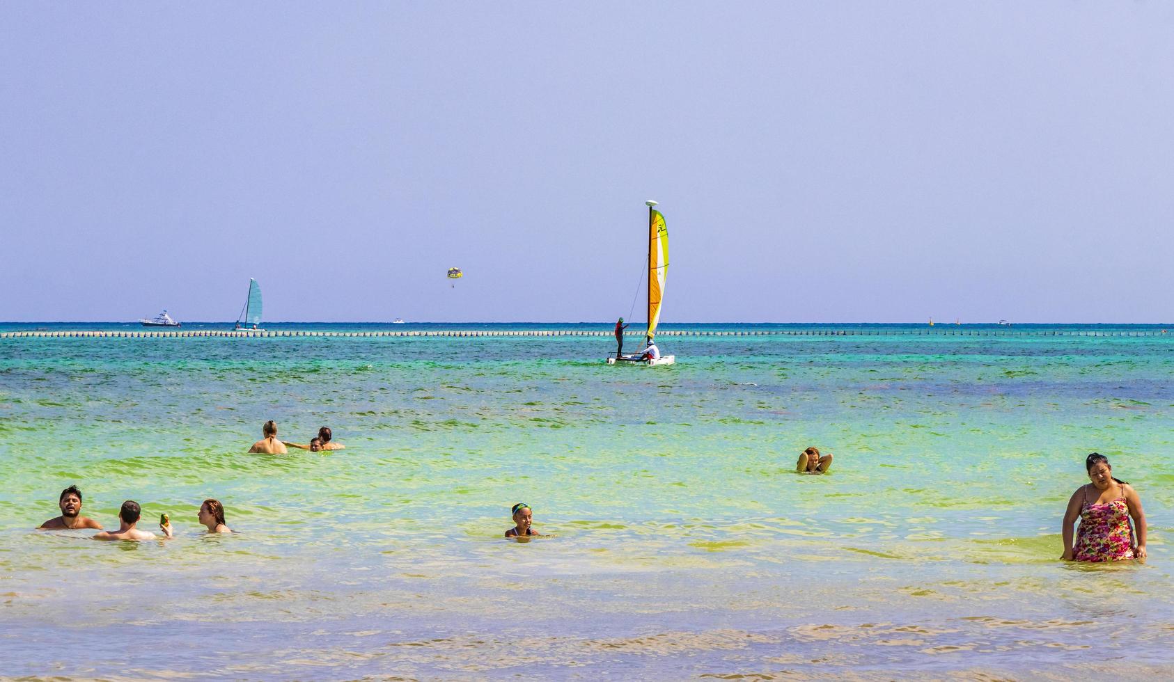 Playa del Carmen, Mexiko, 28. Mai 2021 - Strand von Mexiko foto