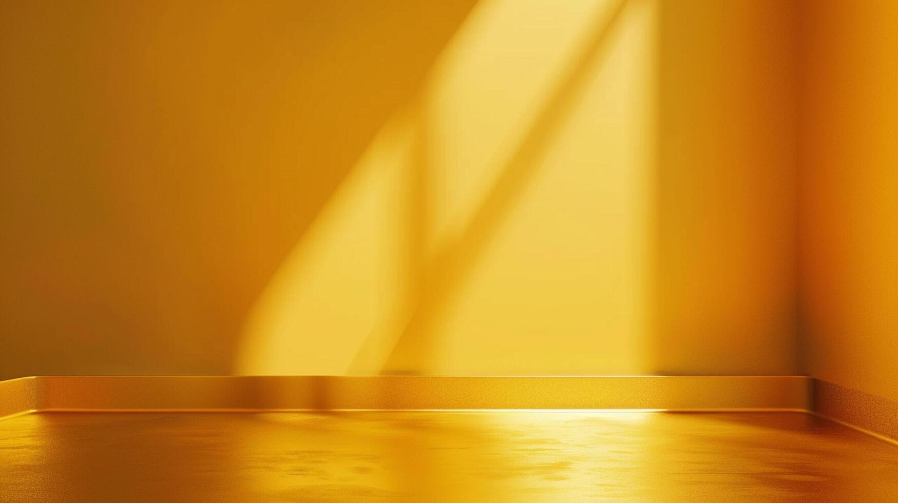 abstrakt Luxus Gold Gelb Gradient Studio Mauer foto