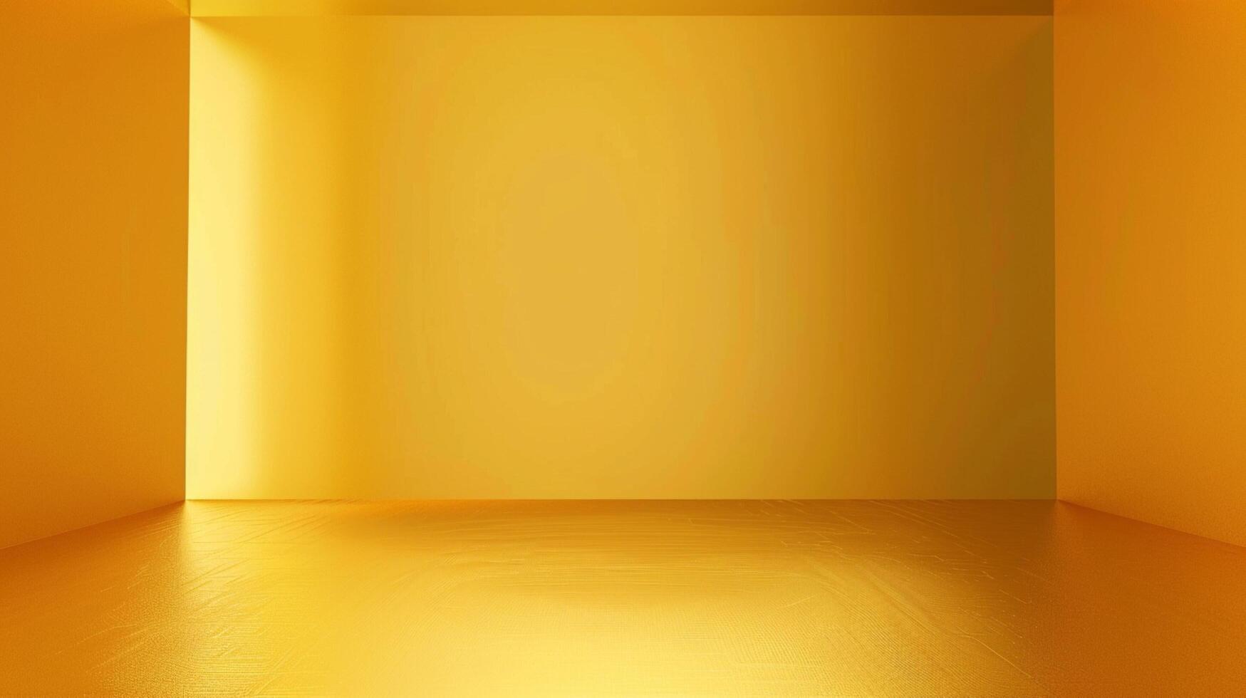 abstrakt Luxus Gold Gelb Gradient Studio Mauer foto