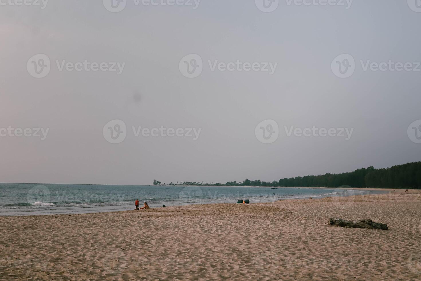 Abend Zeit auf das Meer Strand foto