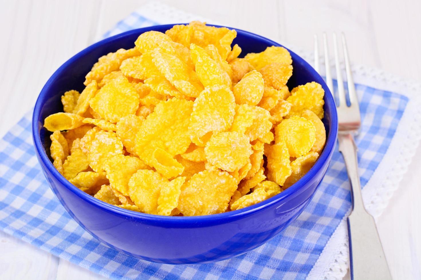 Cornflakes. gesundes Frühstück foto