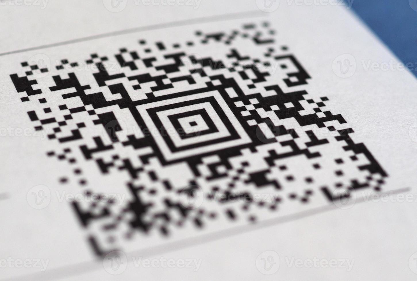 QR-Code-Barcode foto