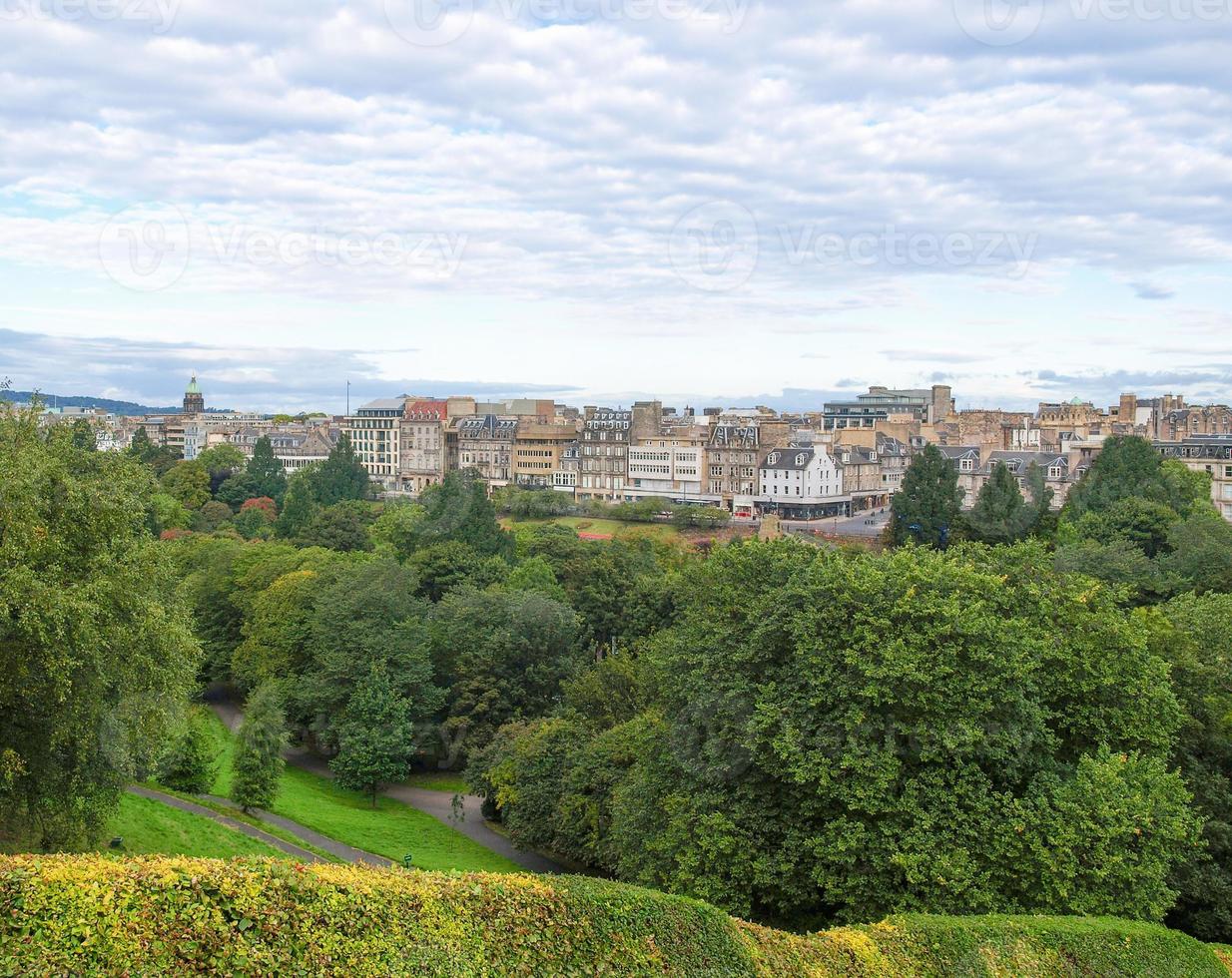 Blick auf Edinburgh foto