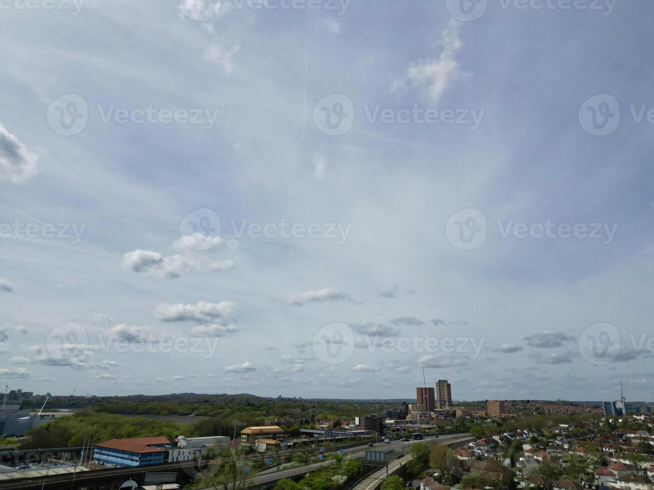 Antenne Aussicht von brent Kreuz Westen hendon London Stadt von England vereinigt Königreich, April 12., 2024 foto