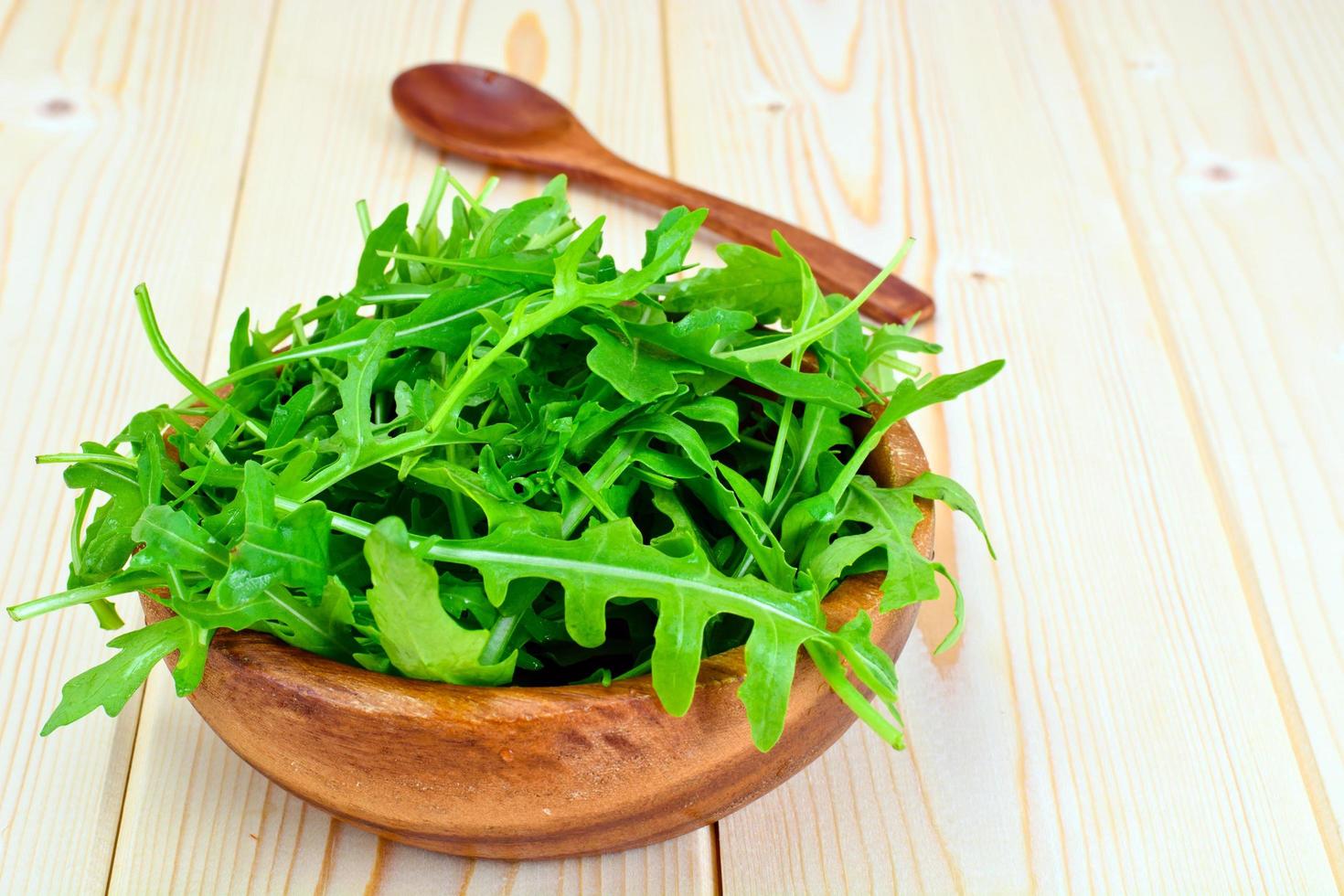 frischer grüner Rucola foto