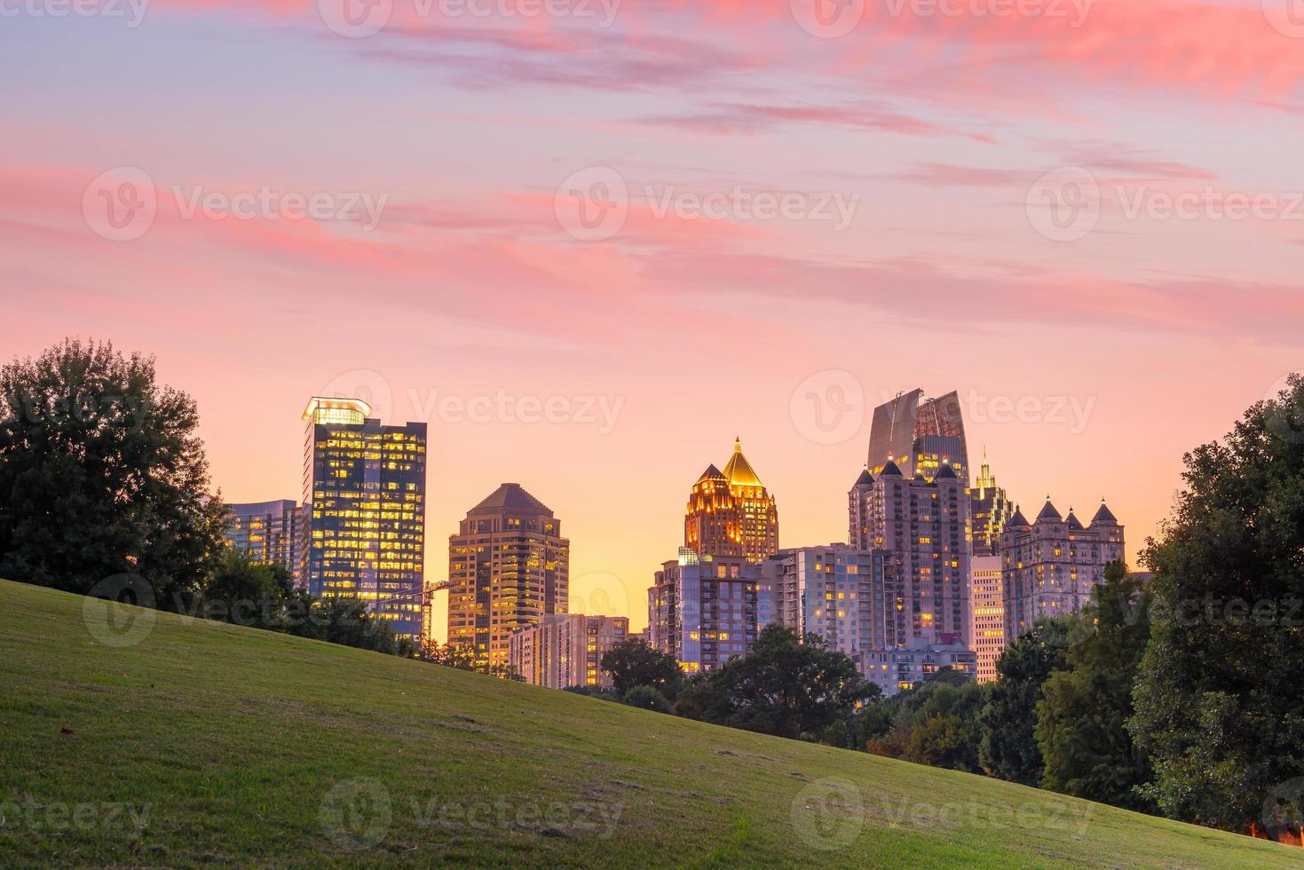 Skyline von Midtown Atlanta foto