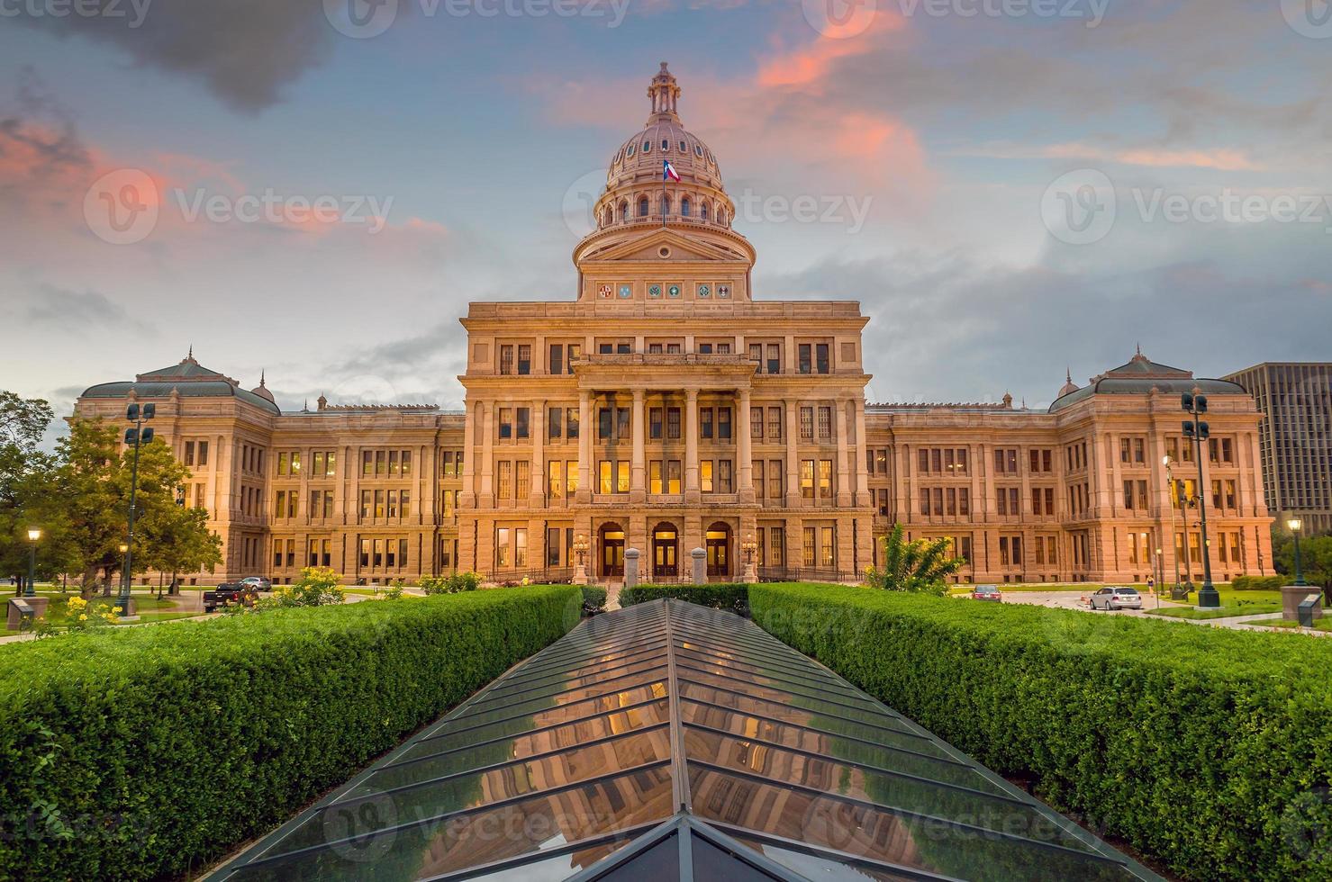 Texas State Capitol Gebäude in Austin, TX. foto
