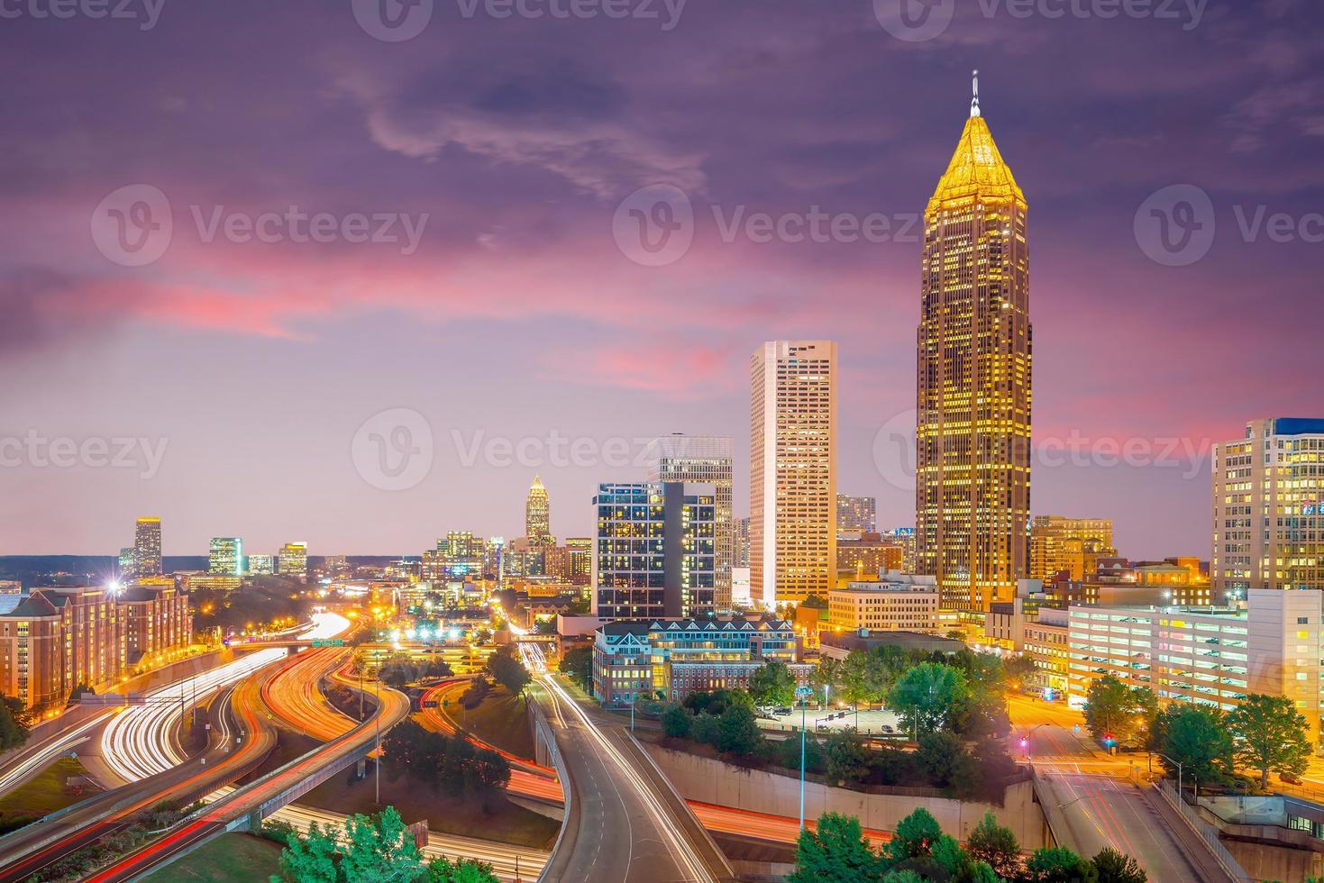 Skyline von Atlanta City foto